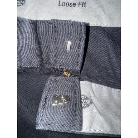 Dickies Men's Black Loose Fit Double Knee Work Pants 44x30 - Picture 4 of 8